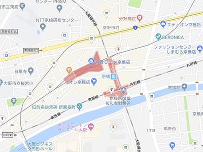 京橋店地図