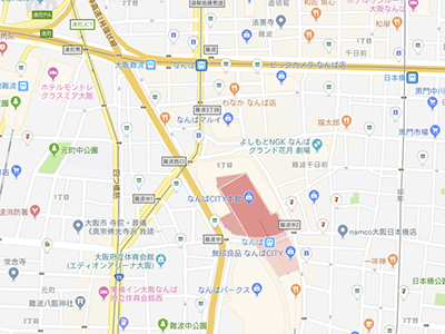 難波店地図