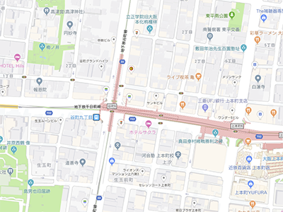 谷町九丁目店地図